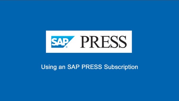 Using an SAP PRESS Subscription 2022