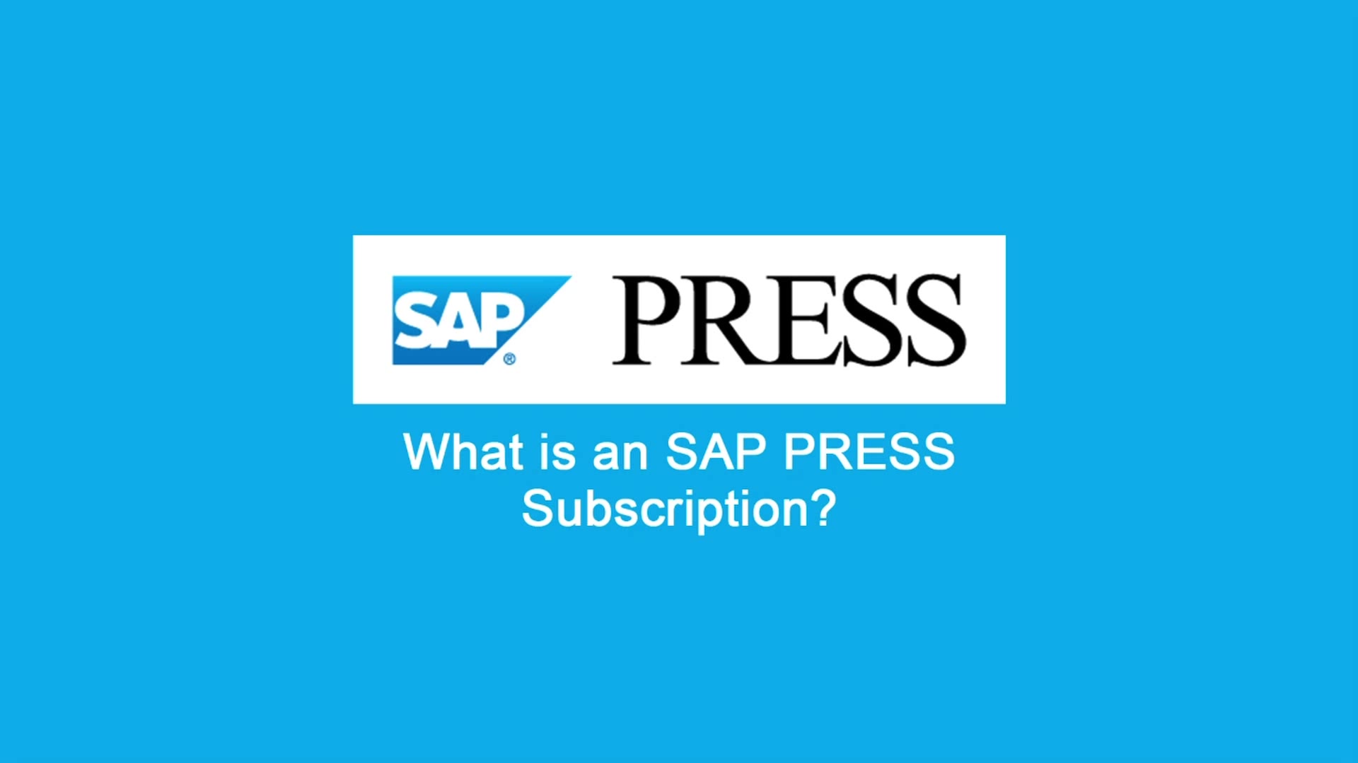 SAP PRESS Subscription 2024 Update